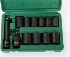 Bộ tuýp đen S A E SATA 1/2inch 1 bộ 12 cái 09008