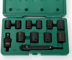 Bộ đầu tuýp cờ lê đen SATA 1/2inch 1 bộ 12 cái 09009