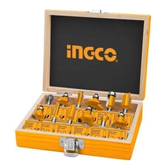 Bộ 12 Mũi Phay Gỗ AKRT12141 INGCO
