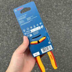 Kềm bấm cách điện VDE180 mm Bosch 1600A02NE6