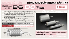 ES-D60SDS -Mũi khoét rút lõi UNIKA - E&S Core Drill DC type