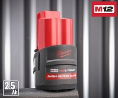 Pin 12V 2.5Ah Milwaukee M12 HB2.5