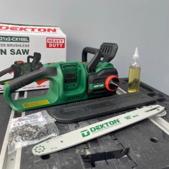 Máy cưa xích dùng 2 pin 21V Dekton M21X2-CX16BL