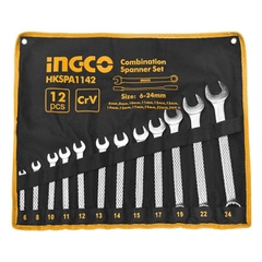 Bộ 12 Cờ Lê Vòng Miệng HKSPA1142 INGCO
