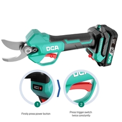 Máy cắt tỉakhông chổithan dùng pin DCA ADYD35Z