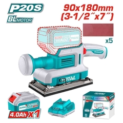 Máy chà nhám hình chữ nhật không chổi than dùng pin 20V TFSLI20311 TOTAL