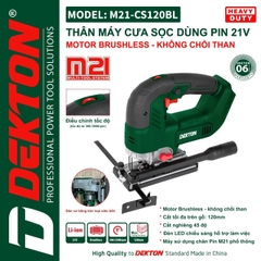 Máy cưa lọng pin Dekton M21-CS120BL 