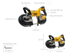 Máy cưa vòng dùng pin Dewalt DCS374N-KR