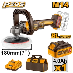 Máy Đánh Bóng Dùng Pin 20V- 150Mm  (Không Kèm Pin Và Sạc) APLI2015 INGCO