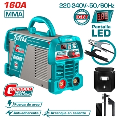 Máy hàn điện tử Inverter MMA 160A/78V Total TW216059