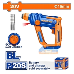 Máy khoan đục bê tông dùng pin 20V-16mm (không kèm pin sạc) WADFOW - WLM1516