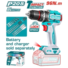 Máy khoan động lực dùng pin 20V TOTAL TIDLI209681 (Chưa Pin Sạc)