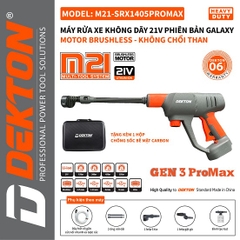 Máy xịt rửa dùng pin Dekton M21-SRX1405PROMAX 