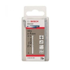 Mũi khoan INOX HSS-Co 4mm (hộp 10 mũi) Bosch 2608585880