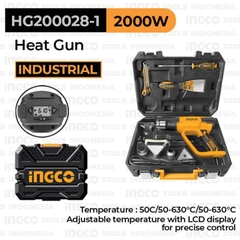 Bộ Máy Thổi Nhiệt- Điện HG200028-1 INGCO