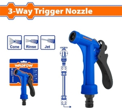 Vòi xịt nhựa đúc 3 chế độ WADFOW - WNE1E34