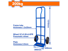Xe đẩy tay 200kg WADFOW - WWB2141