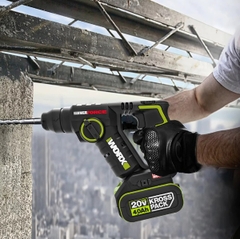 Máy khoan đục pin 20V WORX WU380S.9