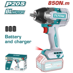 Máy siết buloong không chổi than dùng pin 20V (không kèm pin sạc) TIWLI20851 TOTAL