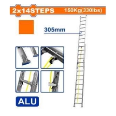 Thang xếp kéo dài 2x14 bậc WADFOW WLD8H28