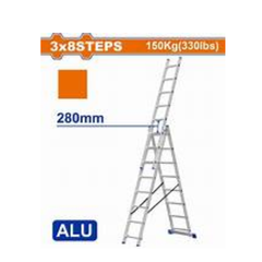 Thang xếp kéo dài 3 đoạn 3x8 WADFOW WLD6H38