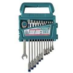 Bộ 12 cờ lê vòng miệng xoay chiều Total THT102RK0126
