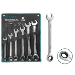Bộ cờ lê miệng vòng 2 chiều THT102RK061 TOTAL