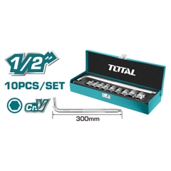 Bộ 10 đầu tuýp 1/2 inch THTL121101 TOTAL