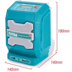 Radio công trường dùng pin 20V TJRLI2001 TOTAL