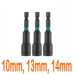 Bộ 3 mũi từ bắn tôn 10mm, 13mm, 14mm TAC2703431 TOTAL
