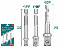Bộ 3 đầu chuyển vặn tuýp TAC273651 TOTAL
