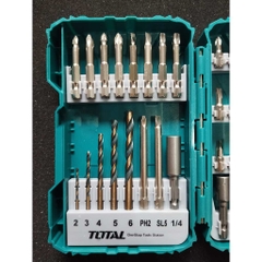 Bộ 45 mũi siết vít xoắn TACSDL24501 TOTAL