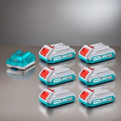 Bộ 6 pin và 1 sạc P20S TFBCLI2062 TOTAL