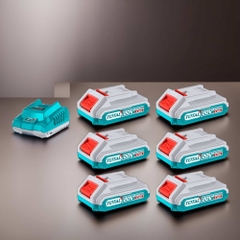 Bộ 6 pin và 1 sạc P20S TFBCLI2062 TOTAL