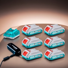 Bộ 6 pin và 1 sạc P20S TFBCLI2062 TOTAL