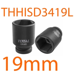 Đầu tuýp tác động 3/4inch 19mm THHISD3419L TOTAL