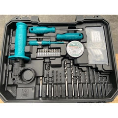 Bộ 115 món bao gồm máy khoan búa TG1061356E THKTHP1152C TOTAL