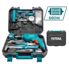 Bộ 115 món bao gồm máy khoan búa TG1061356E THKTHP1152C TOTAL