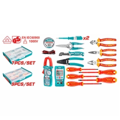Bộ 16 công cụ thợ điện TOS23063 TOTAL