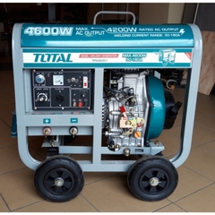 Máy phát điện dùng dầu diesel (kết hợp chức năng máy hàn) 4.6KKW/180 A Total TP446001
