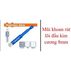 Mũi khoan rút lõi đầu kim cương 8mm WADFOW WKJ5K08