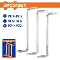 Bộ 3 Tua Vít Đầu Cong WSS8603 WADFOW