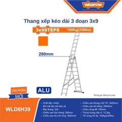 Thang xếp kéo dài 3 đoạn 3x9 WADFOW WLD6H39