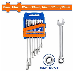 Bộ 7 Cờ Lê Vòng Miệng Tự Động 8- 19Mm WSP4207 WADFOW