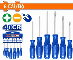 Bộ 6 Tua Vít Dẹp & Bake WSS2206 WADFOW