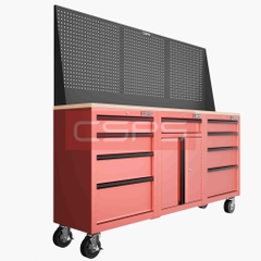 Tủ dụng cụ 183cm - 3 tủ màu đen/đỏ - 09 hộc kéo CSPS VNDTC61003BB1-9