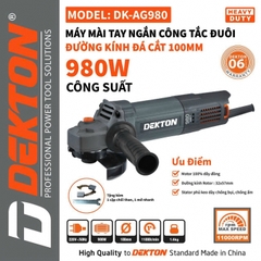 Máy mài điện công tắc đuôi Dekton DK-AG980