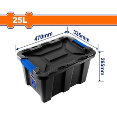 Hộp Nhựa Trữ Kho Đen 25L WTB3325 WADFOW