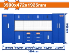 Bộ 8 Tủ Lưu Trữ Đồ Nghề Trong Gara 3300X472X 1925Mm WCS3A10 WADFOW