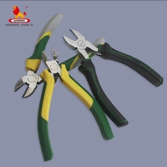 Kìm mũi nhọn 8 inch tay cầm 3 màu cao cấp Wynn's W00202